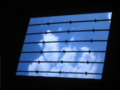 I wanna be outside! (inspired by Magritte)