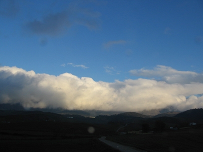first rain of the year on its way