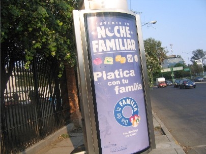  The Mexican government urges people to invent their family night