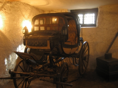 planning an escape in Goethe's carriage to flee from  the boredom of work 