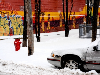 through the brick looking glass