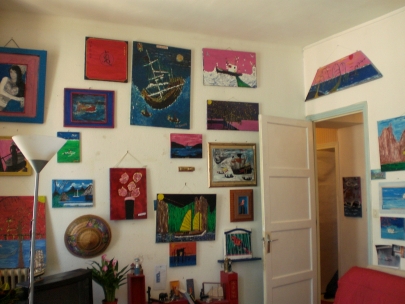 visiting an artist room