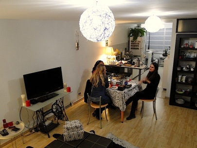 Catching up with the girls