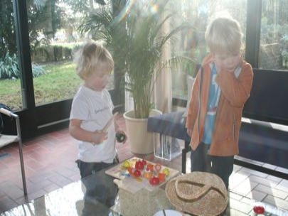 Visiting new life celebration