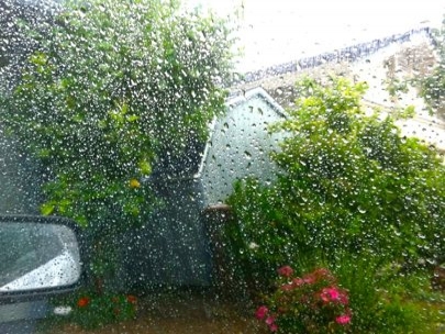 Sometimes it rains in California ...