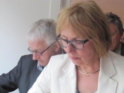 M serving her birthday dinner