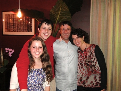 Memorable dinner with Tony and Julia