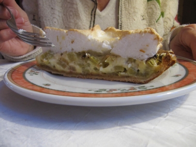 in hoerdt they have the best rhubarb pie ever