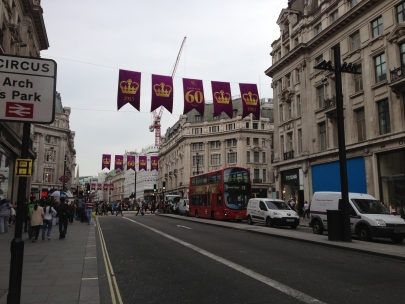 The queen is celebrating 