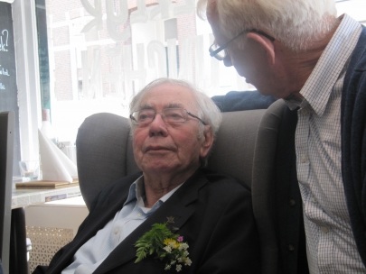 Erik in revalidation with old friends