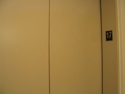 the elevator